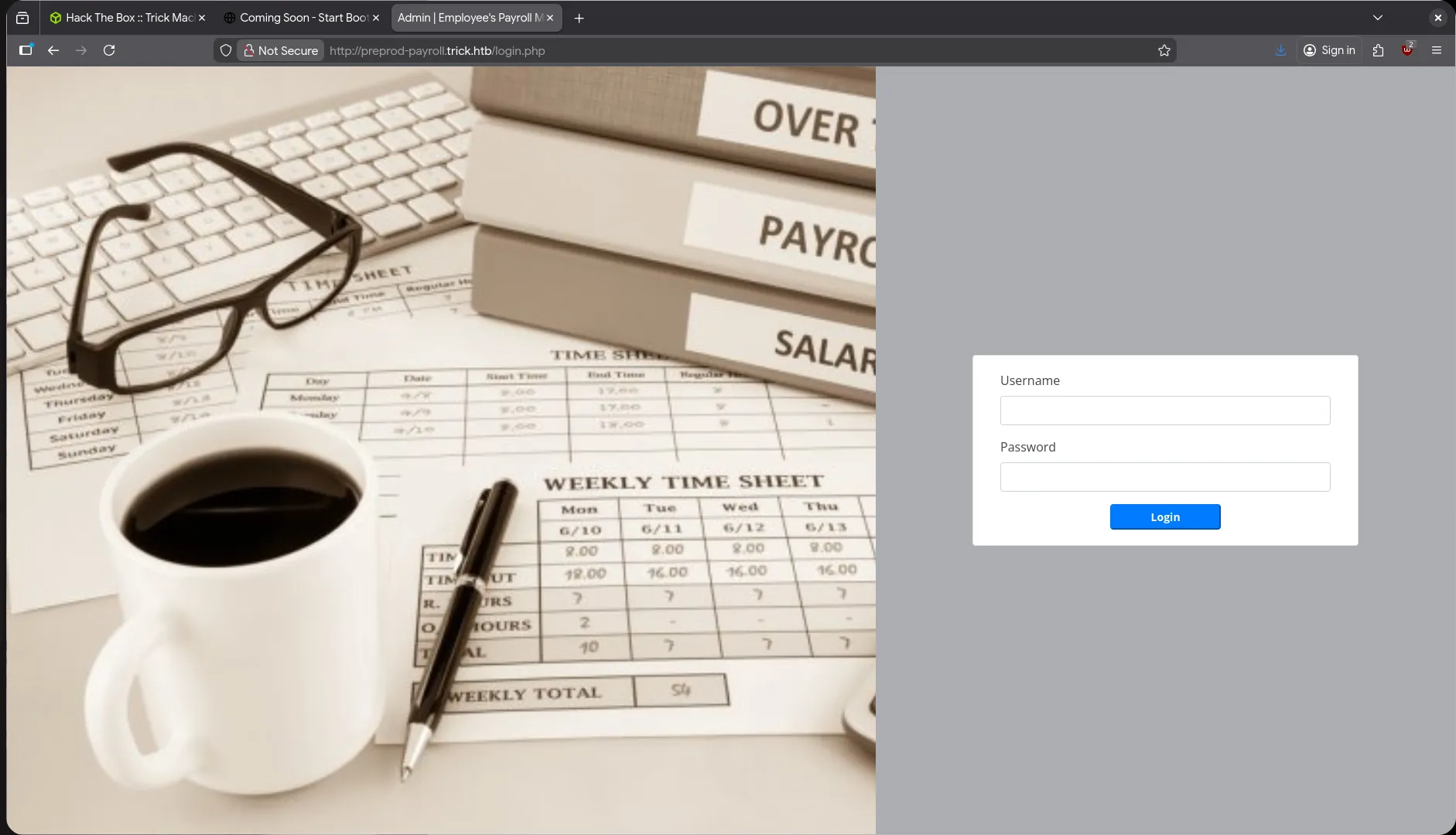 Preprod-payroll Page
