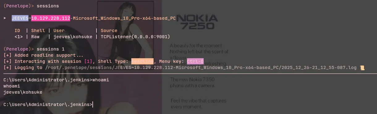 Reverse Shell Success